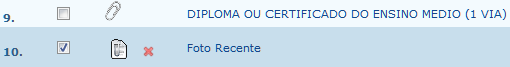 documento icone adicionado